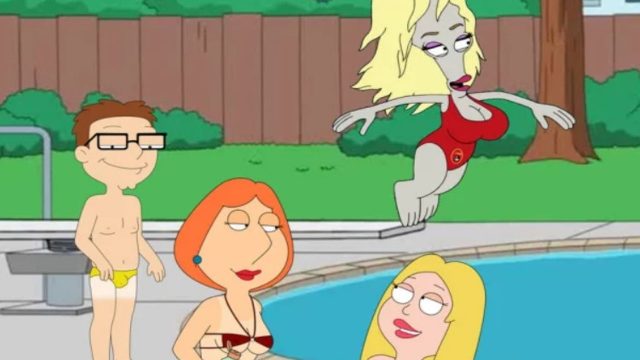 640px x 360px - neil family guy porn jillian and lois bikini show - Family Guy Porn