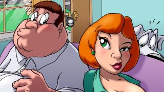 brain family guy porn brain peeking lois